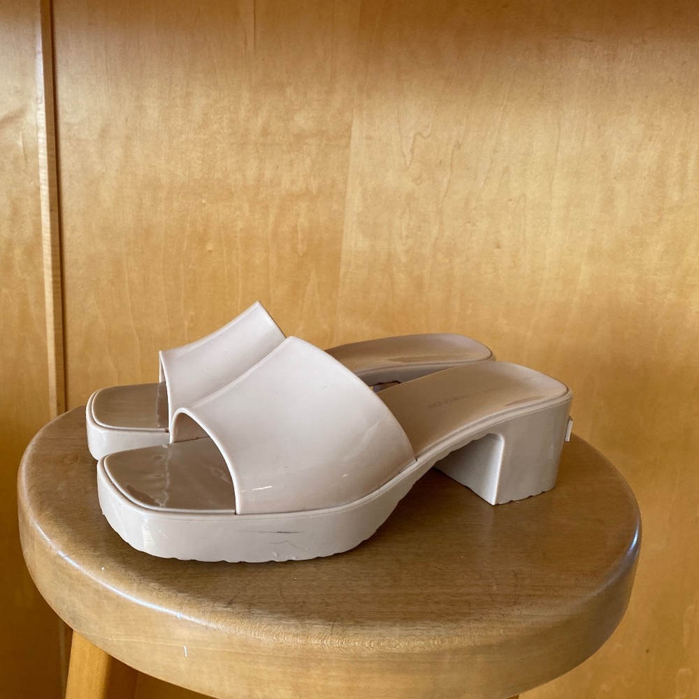 French Connection Rubber Mules